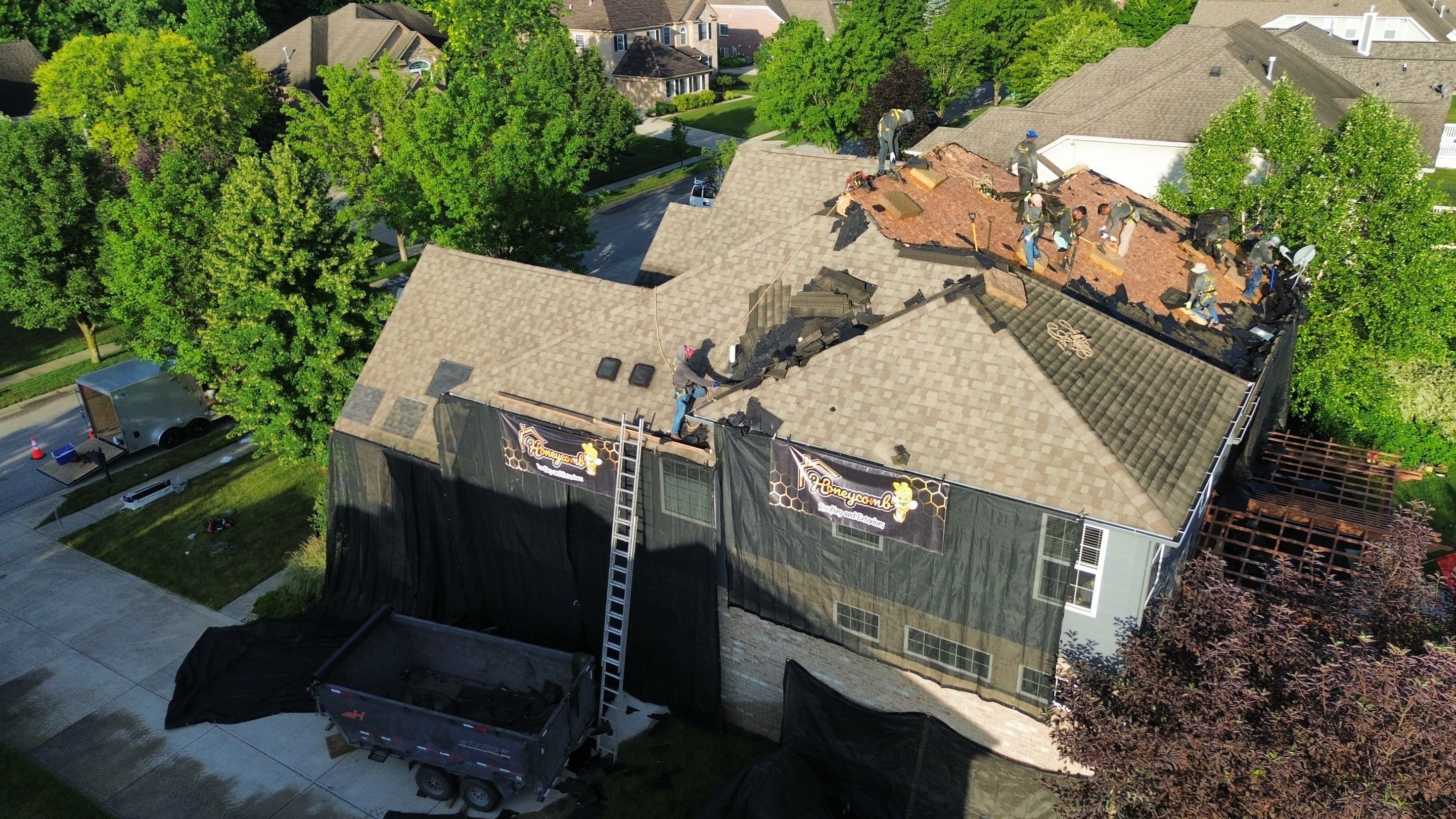Corbett- Project Portfolio - Indianapolis, IN 46234 by Honeycomb Roofing and Exteriors