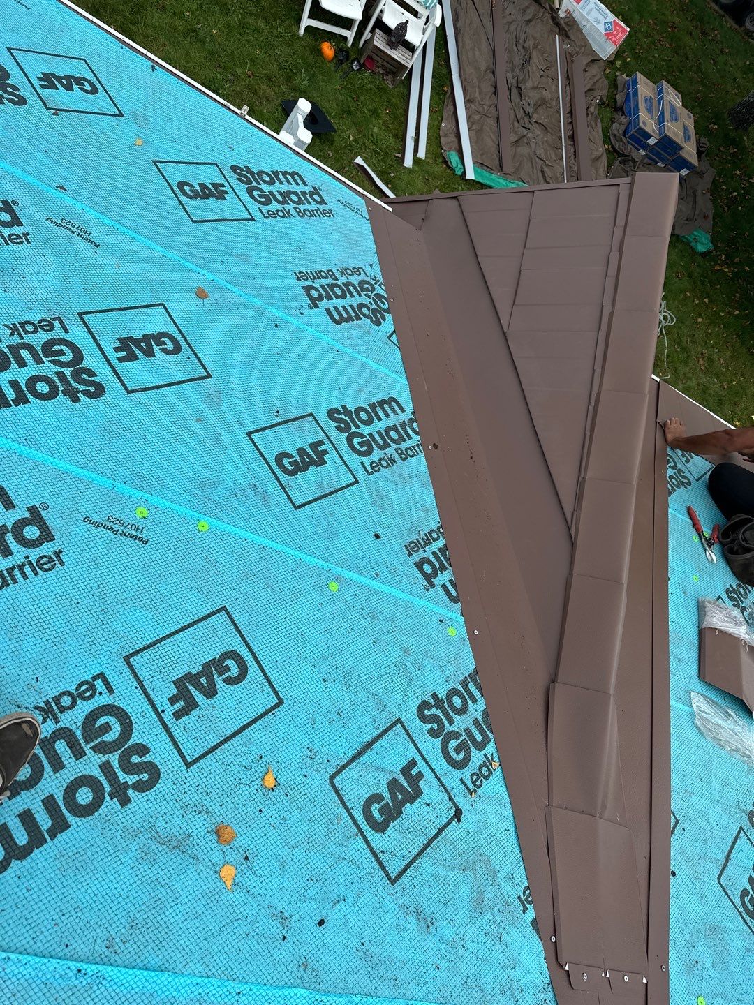 Residential Roofing Installation using Wakefield Bridge Steel Shingle by Ideal Steel by Artisan Roofing & Home Improvements Inc.