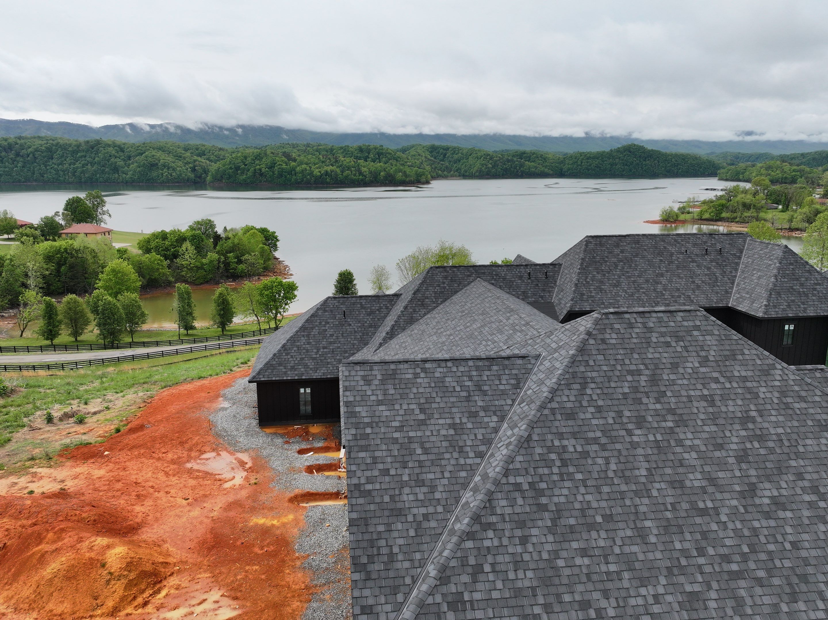 Lake Road New Construction - Belmont by Omnia Roofing