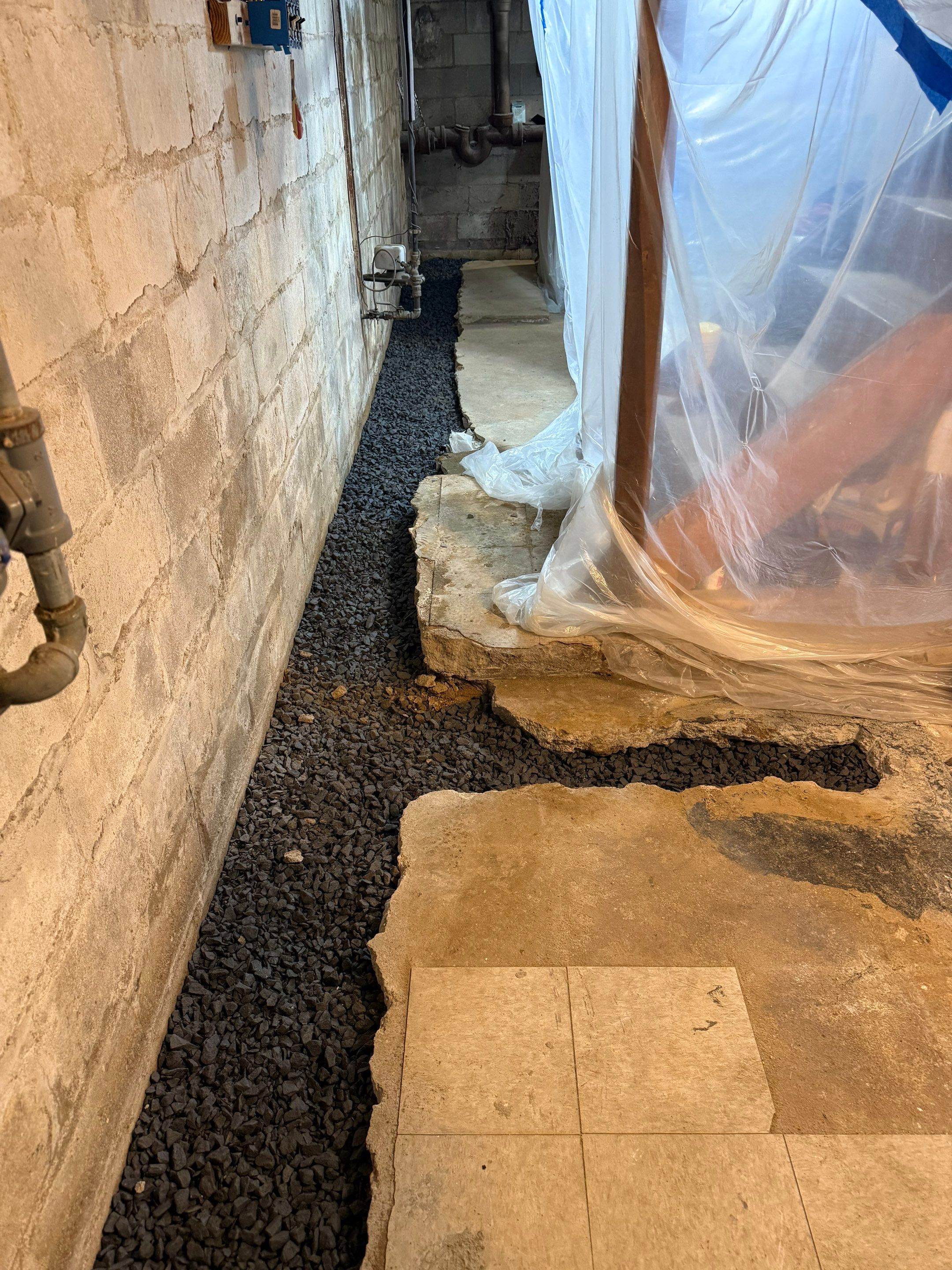 Hofman Ave. Elmont, NY by A.M. Shield Waterproofing, Corp.