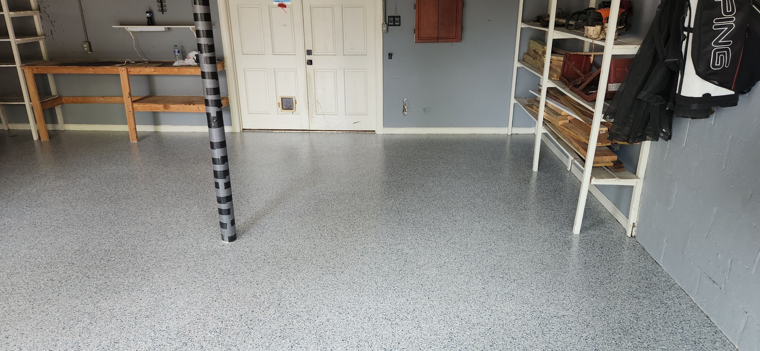 Garage using Tidal Wave by Elite Floor Solutions