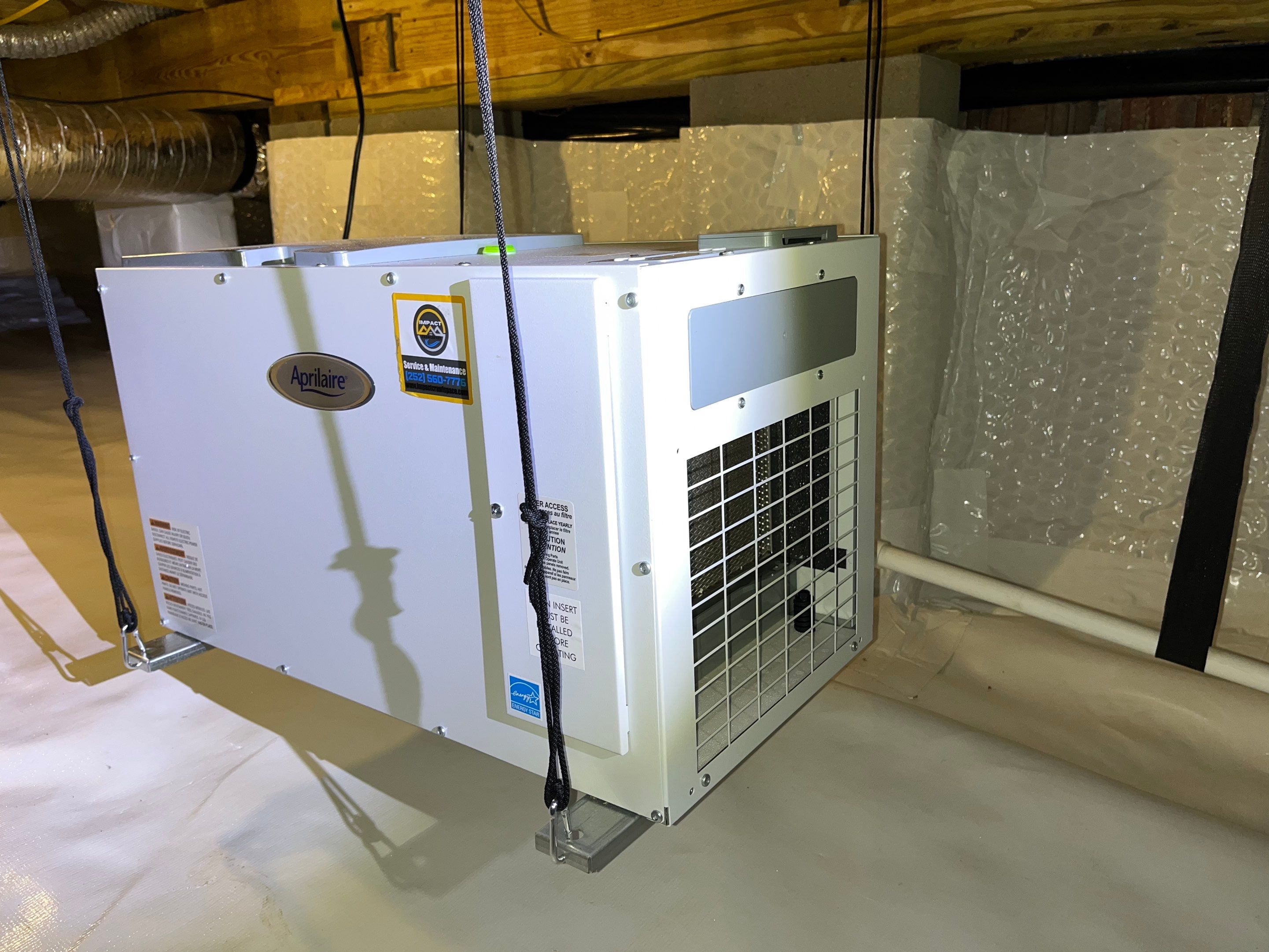Impact Choice Encapsulation with French Drain, Mold Removal, and Crawlspace Door by Impact Crawlspace