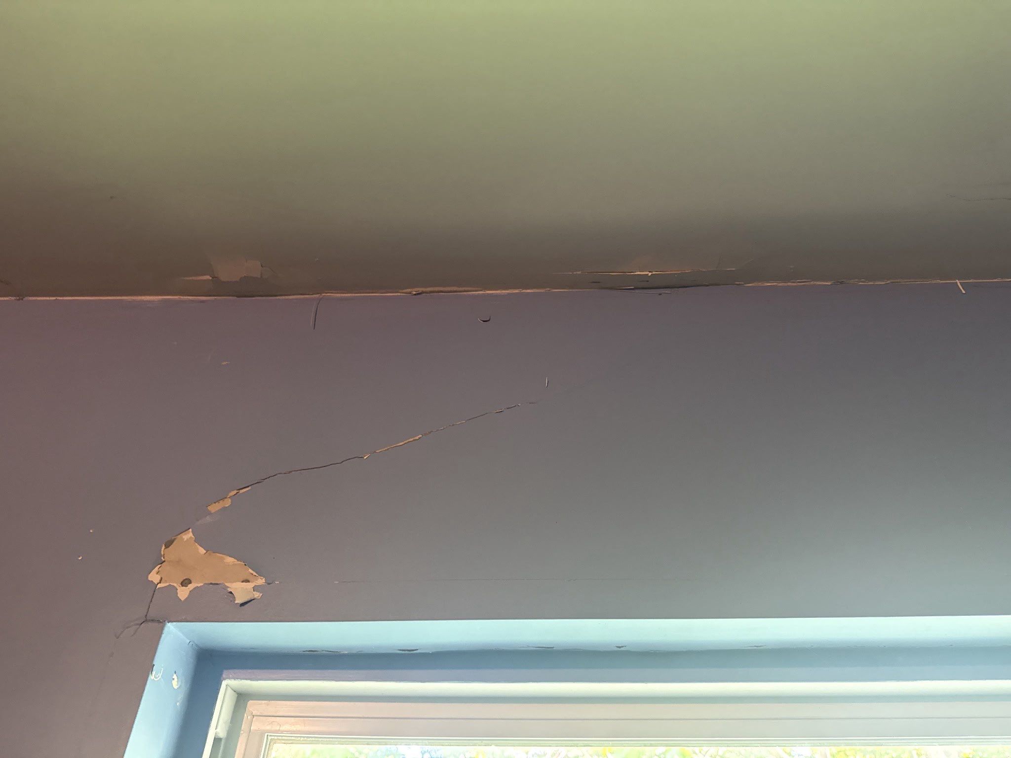 Bedroom Interior Painting and Professional Drywall Repair by PGP Surface Solutions, LLC
