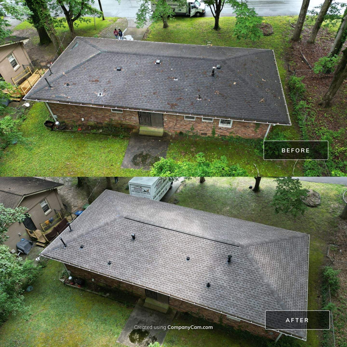 Roof replacement by Deerfield Roofing LLC