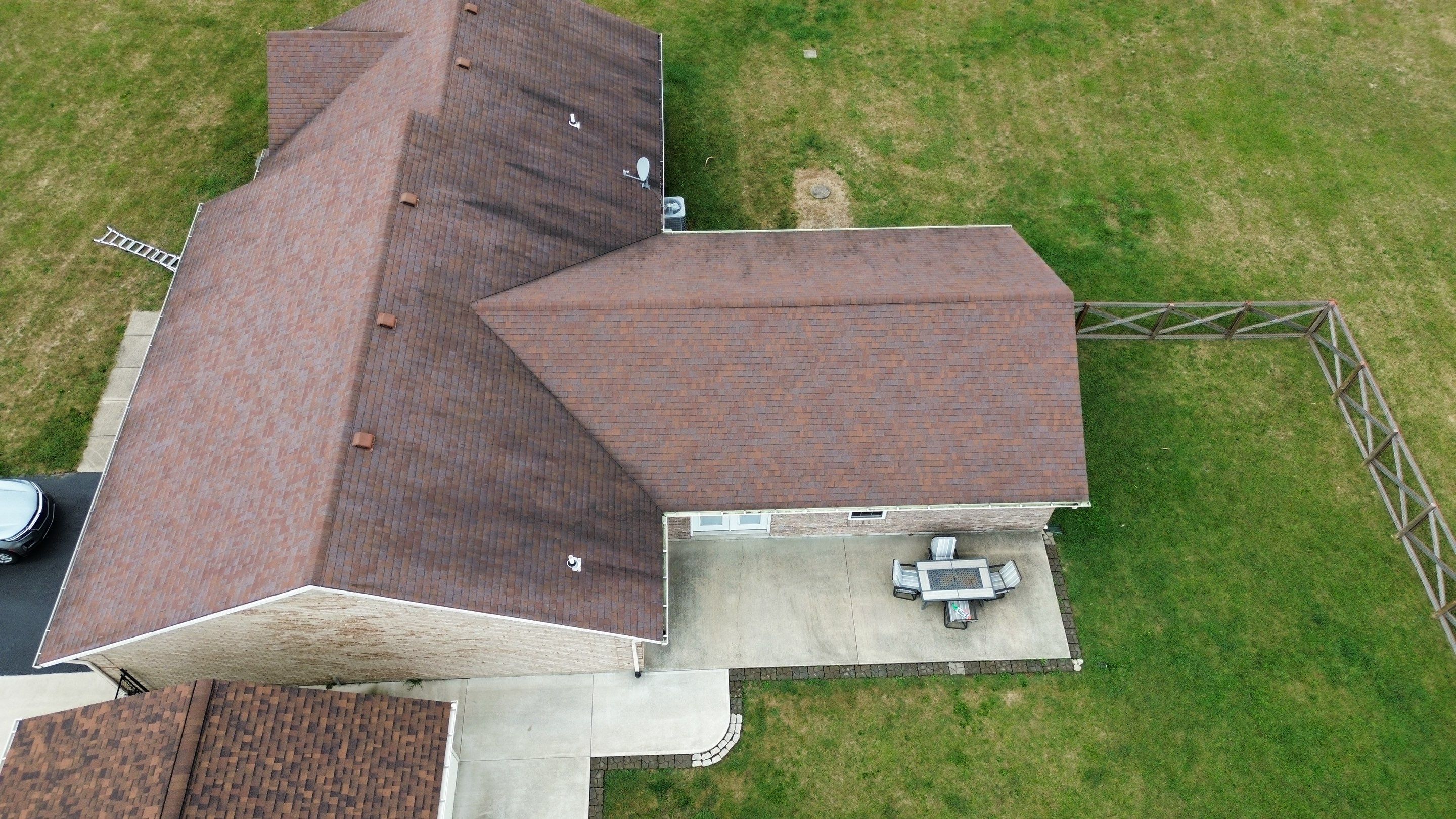 Residential Roofing Installation using Performance Panel Metal - Burgandy by RoofX 