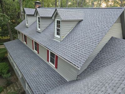 Collierville Roof Replacement Following Major Tree Impact Damage with interior repairs