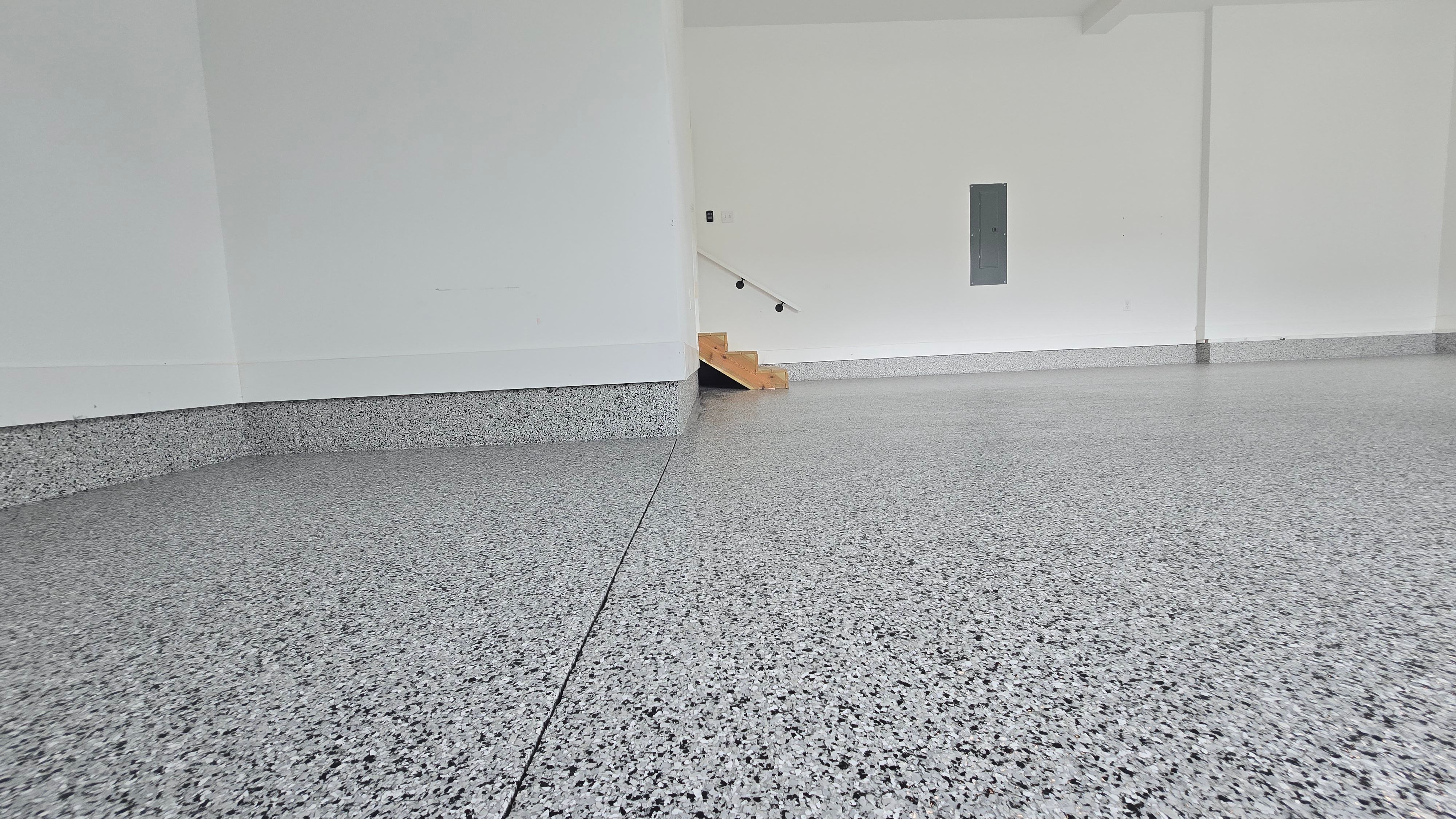 Garage Using Flake by Elite Floor Solutions