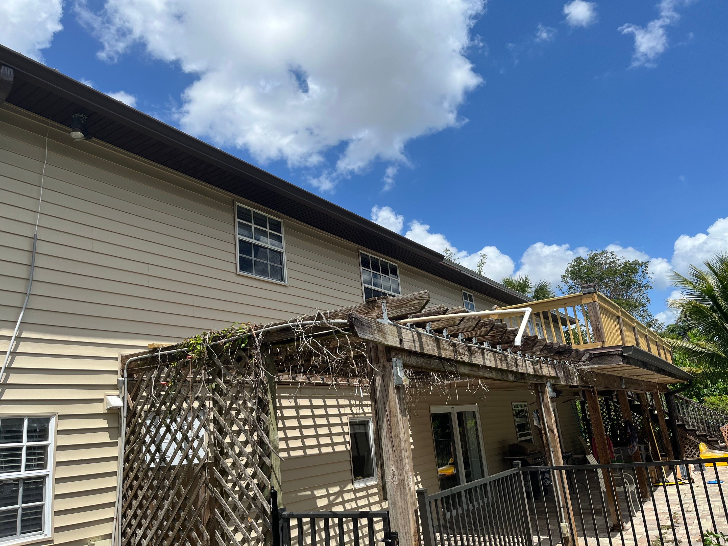 Bronze Soffit Upgrade in Fort Myers, FL by Gutter Professors