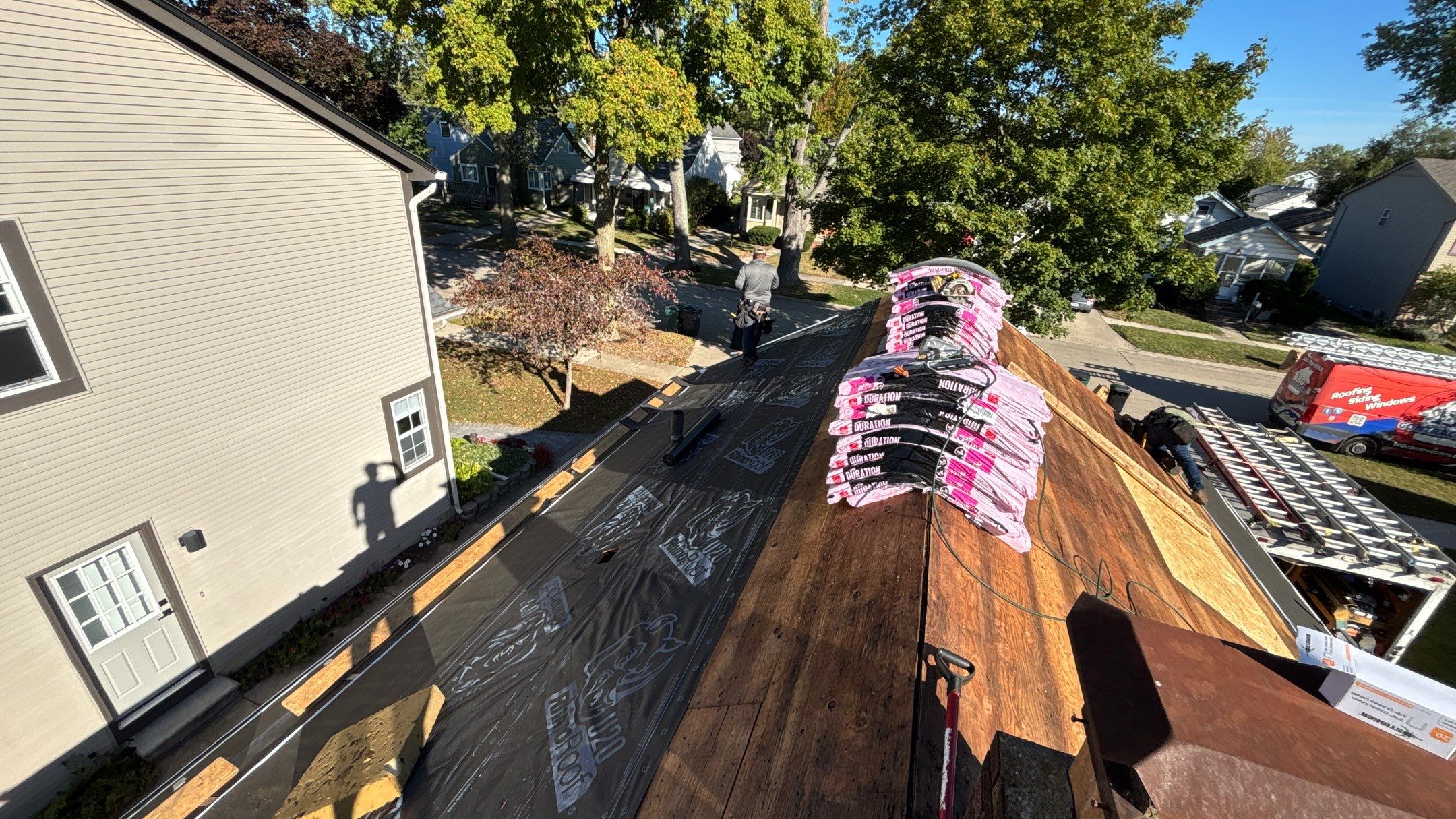 Roof Replacement using Owens Corning Estate Gray by 180 Contractors