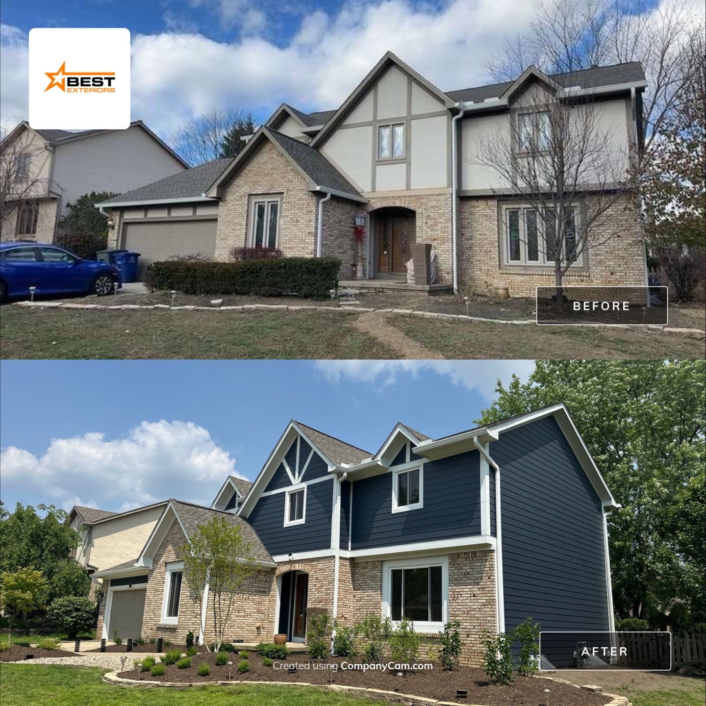 James Hardie Siding Project in Worthington by Best Roofing & Siding Company