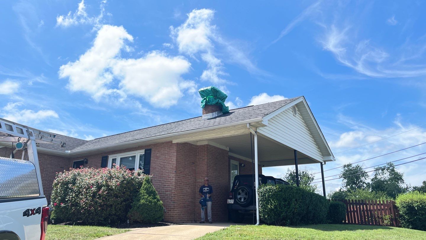 Residential Roofing Installation using Atlas Pinnacle Pristine Black Architectural Shingles by Frederick Roof Repair