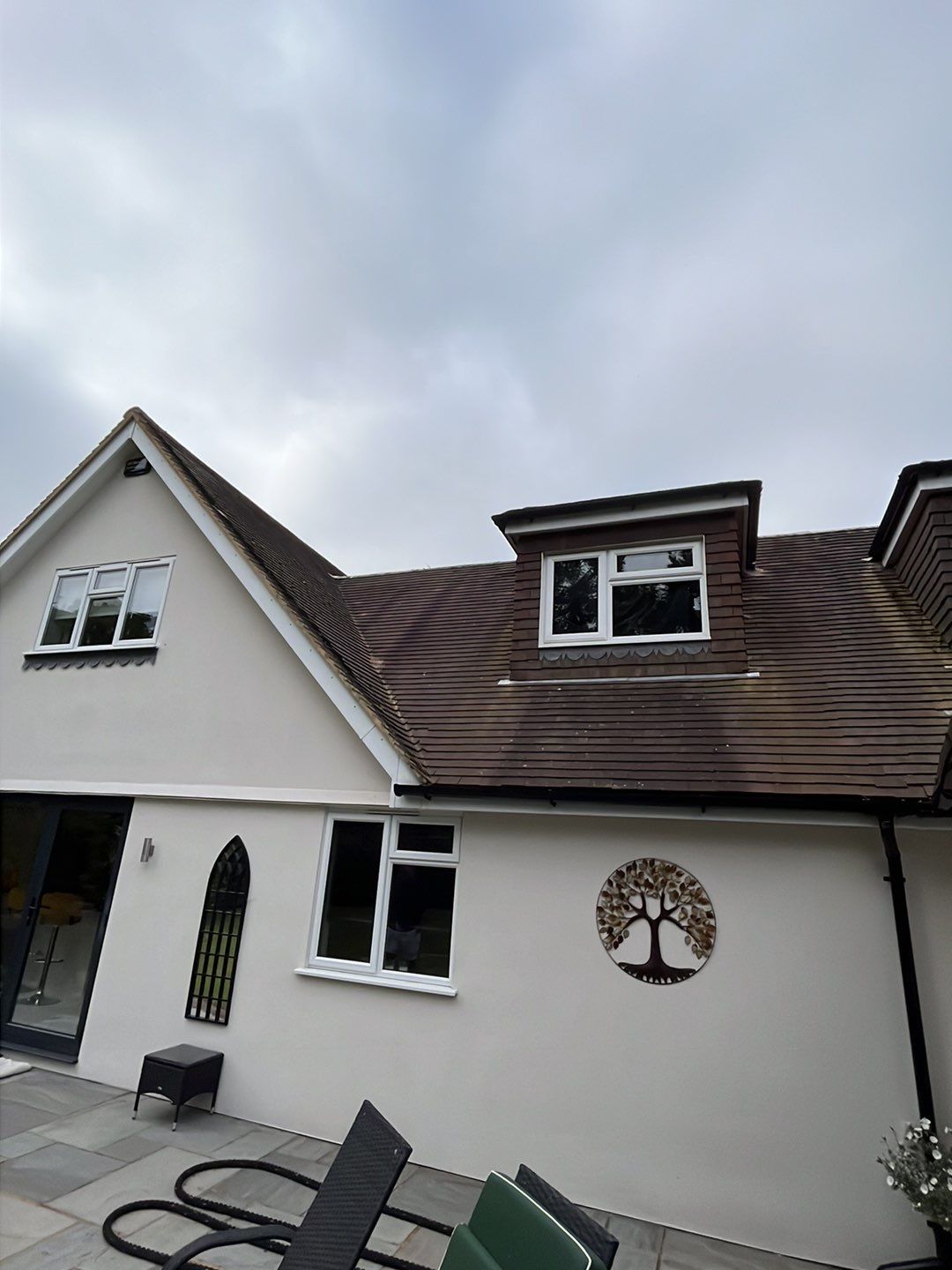 Roof Clean - Biocide Treatment using Honda 15lpm Low Pressure Washing Machine by Ges Exterior Cleaning ltd