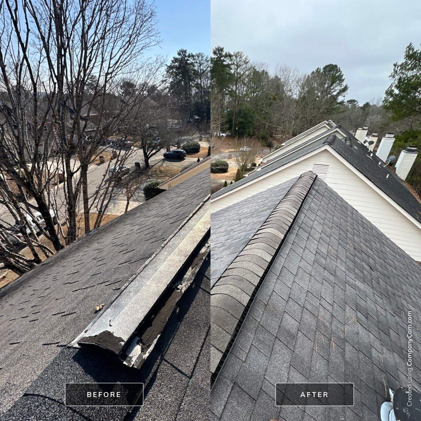 Chimney Cap, Ridge Vent and Pipe Boot Replacement in Birmingham by The Roofing Dudes