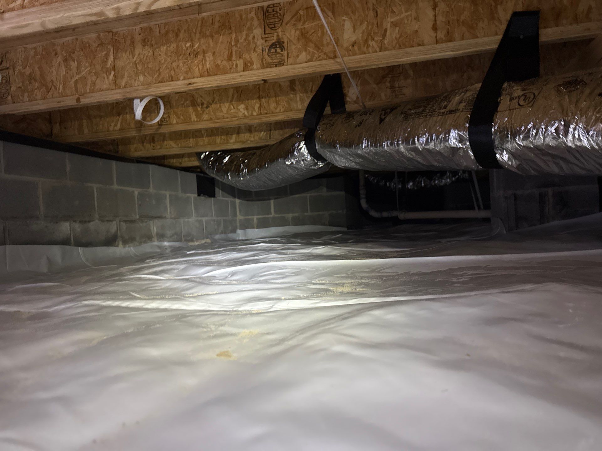 Project in Yorktown by Patriot Crawl Space Repairs