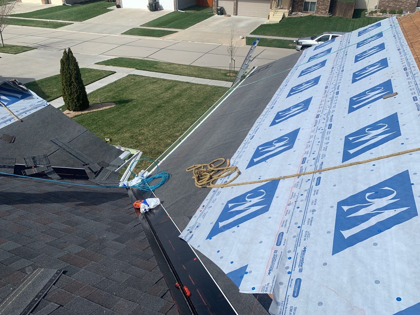 Residential Re-roof by White Castle Roofing