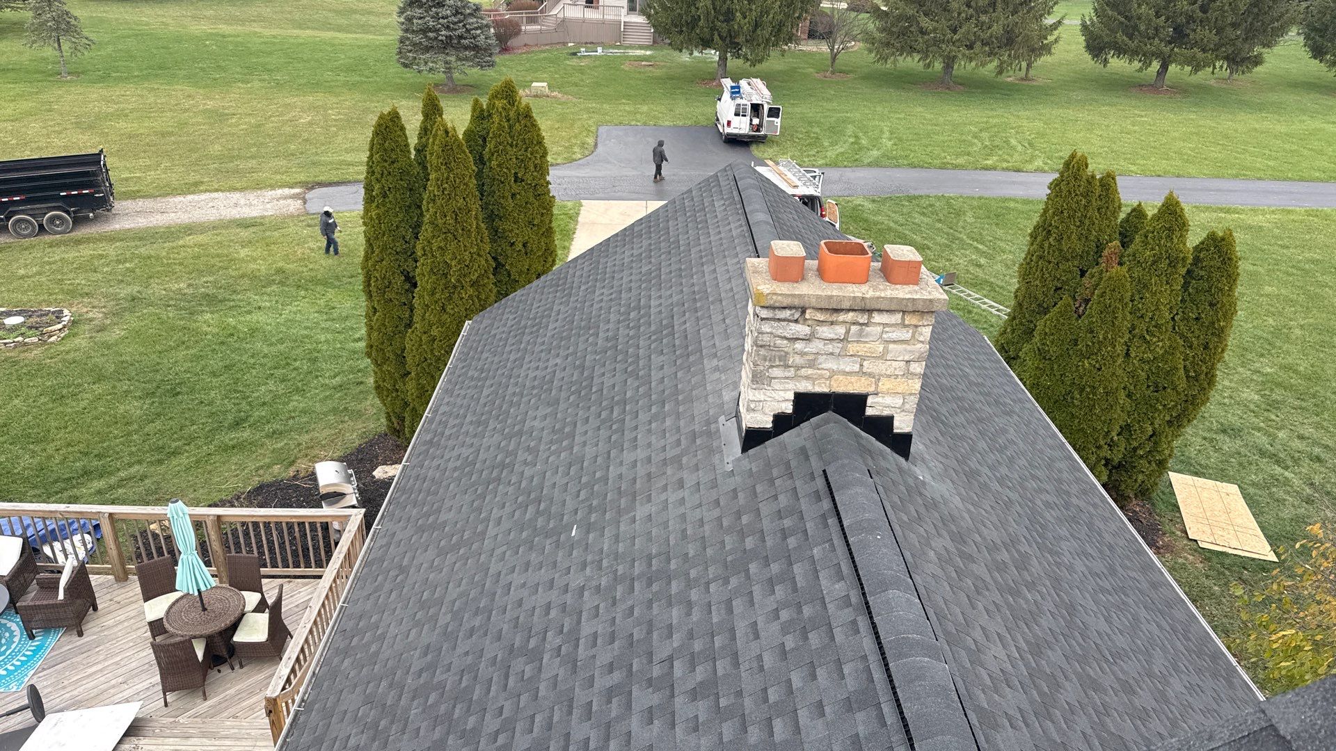 Residential Roofing Installation using Timberline HDZ Shingles - Charcoal by RoofX 