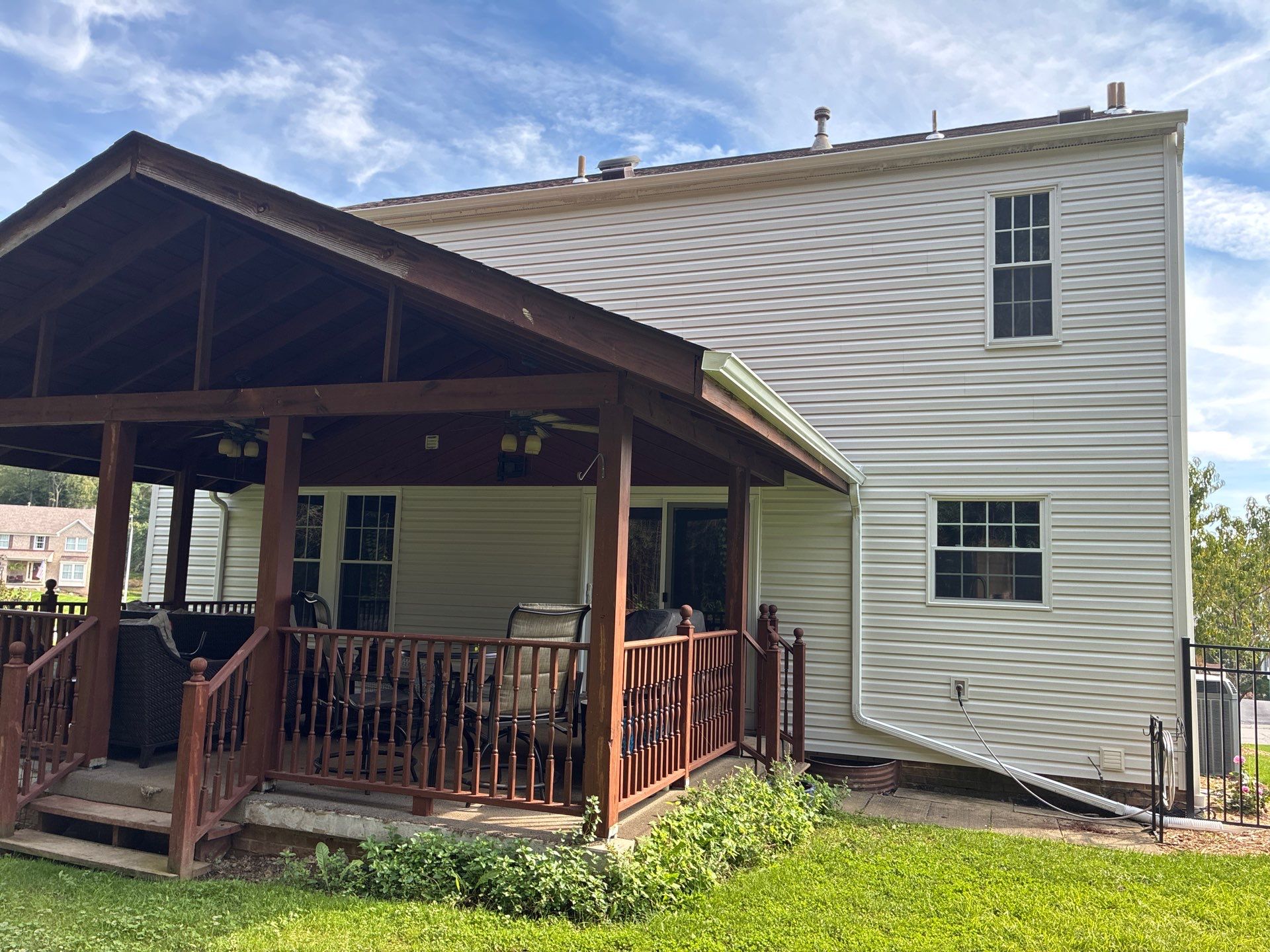 Full House Siding Renovation with Tyvek Wrap in South Park by Ideal Siding Pittsburgh