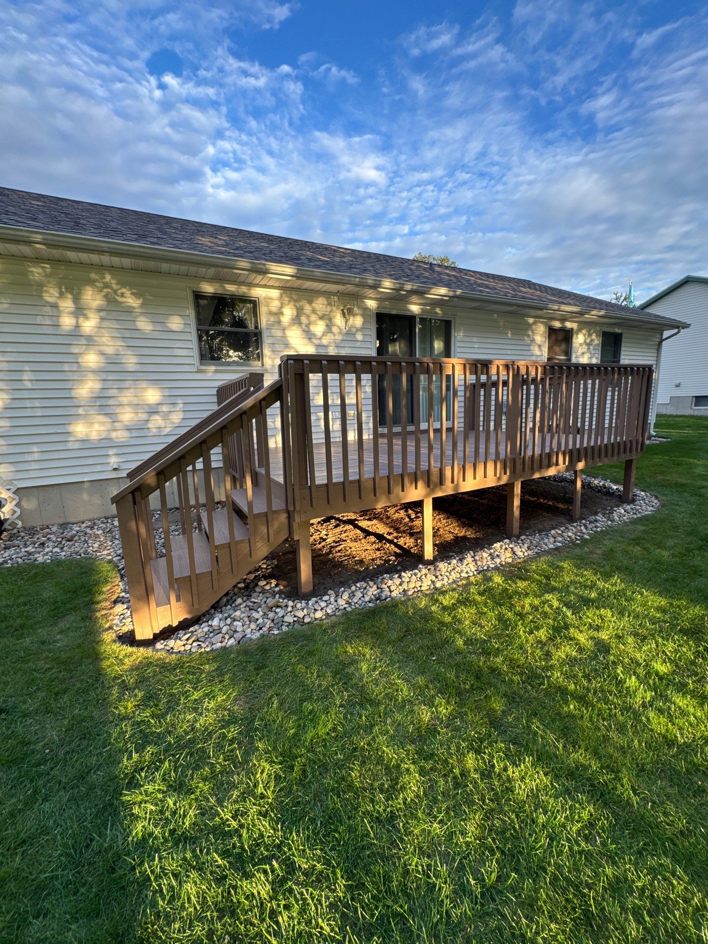 Deck Pressure Washing and Staining in Norton Shores Michigan! by Gordon Painting
