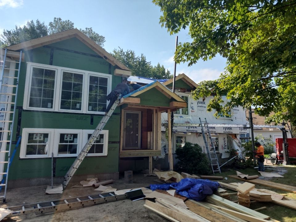 Complete exterior in Needham, MA by UBrothers Construction