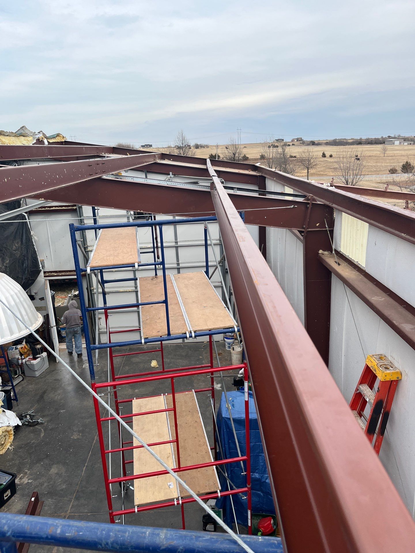 Metal Roof & Building Project in El Reno by Z Construction & Roofing, LLC