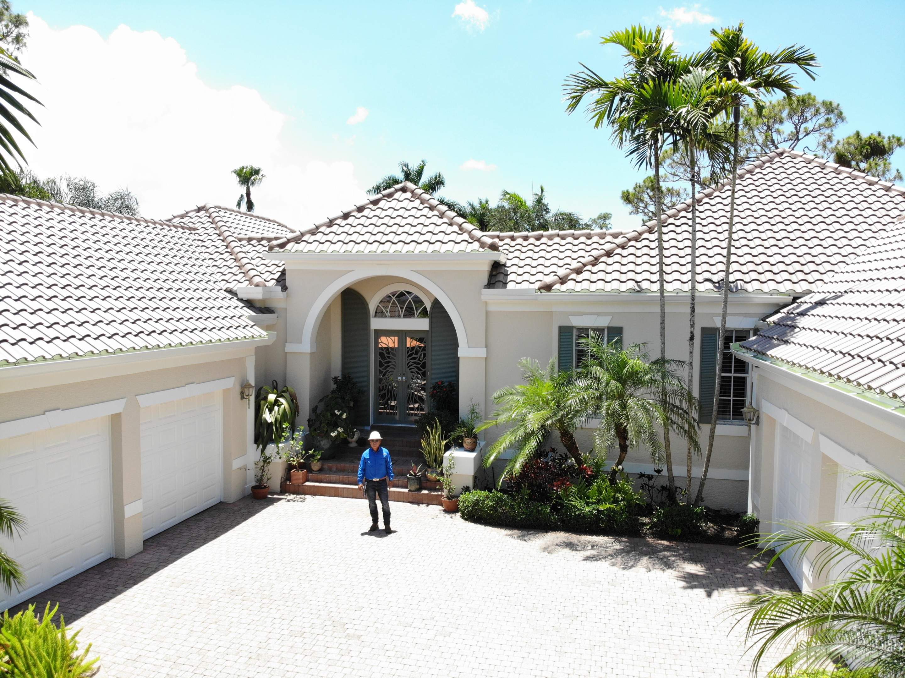 Residential Roofing Installation using Eagle Concrete Tile in Bonita Springs by International Roofing