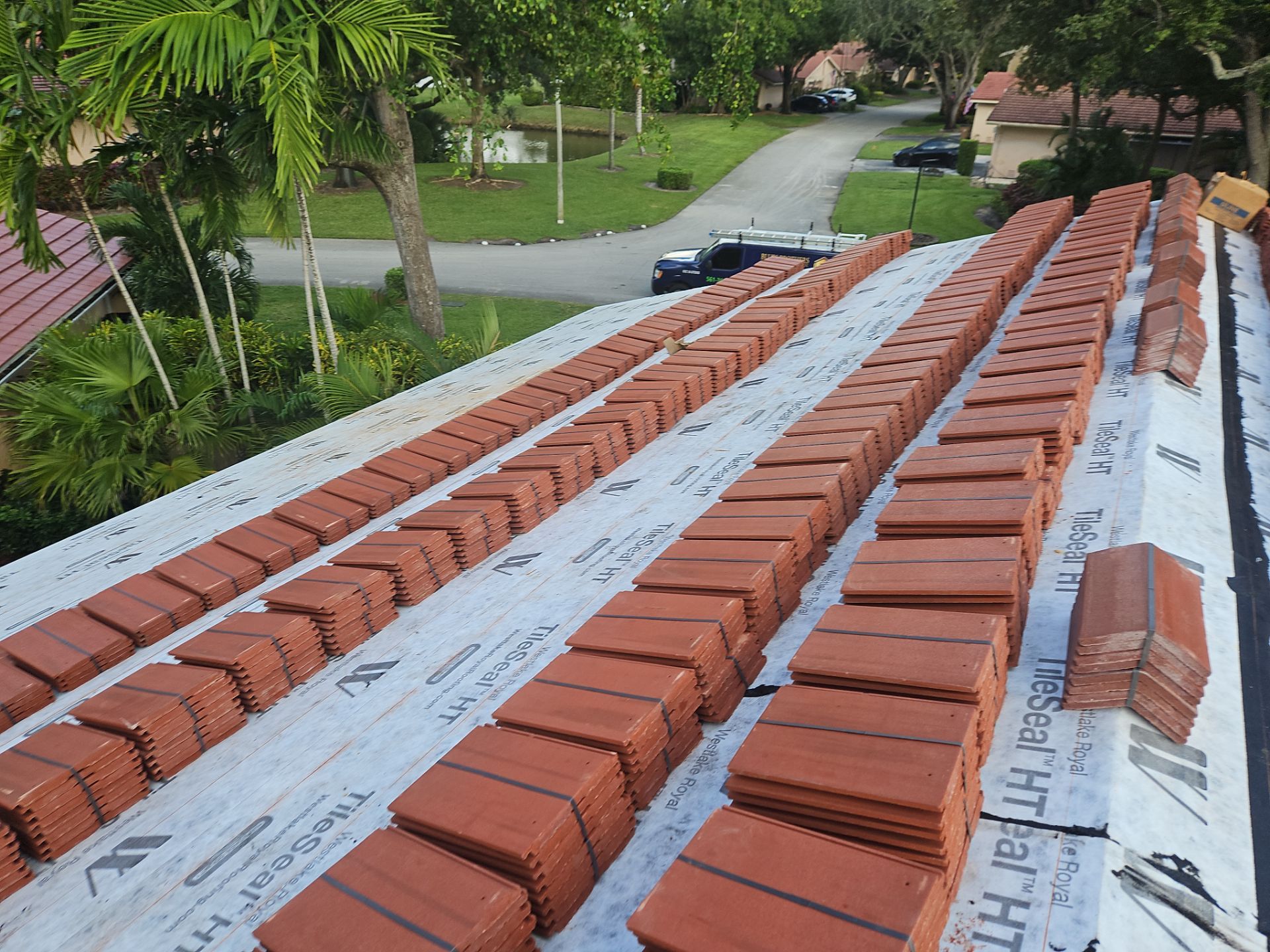 Residential Roofing Installation using Crown by BLUES BROTHERS CONSTRUCTION CORP