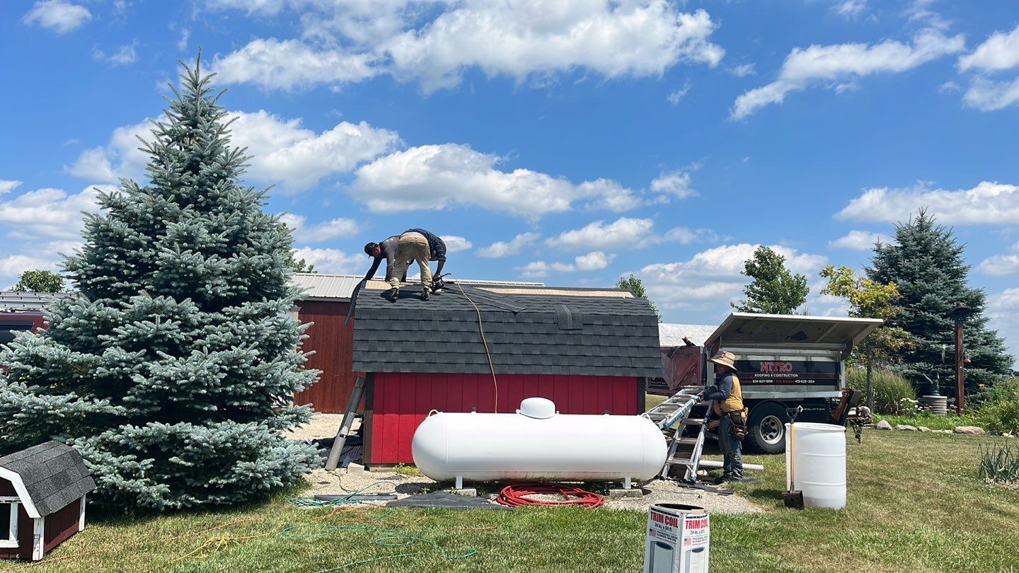 Residential Roofing Installation using GAF Timberline HDZ Charcoal by Nitro Roofing and Construction