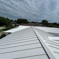24ga 1.5" Mechanical Seam Solar White