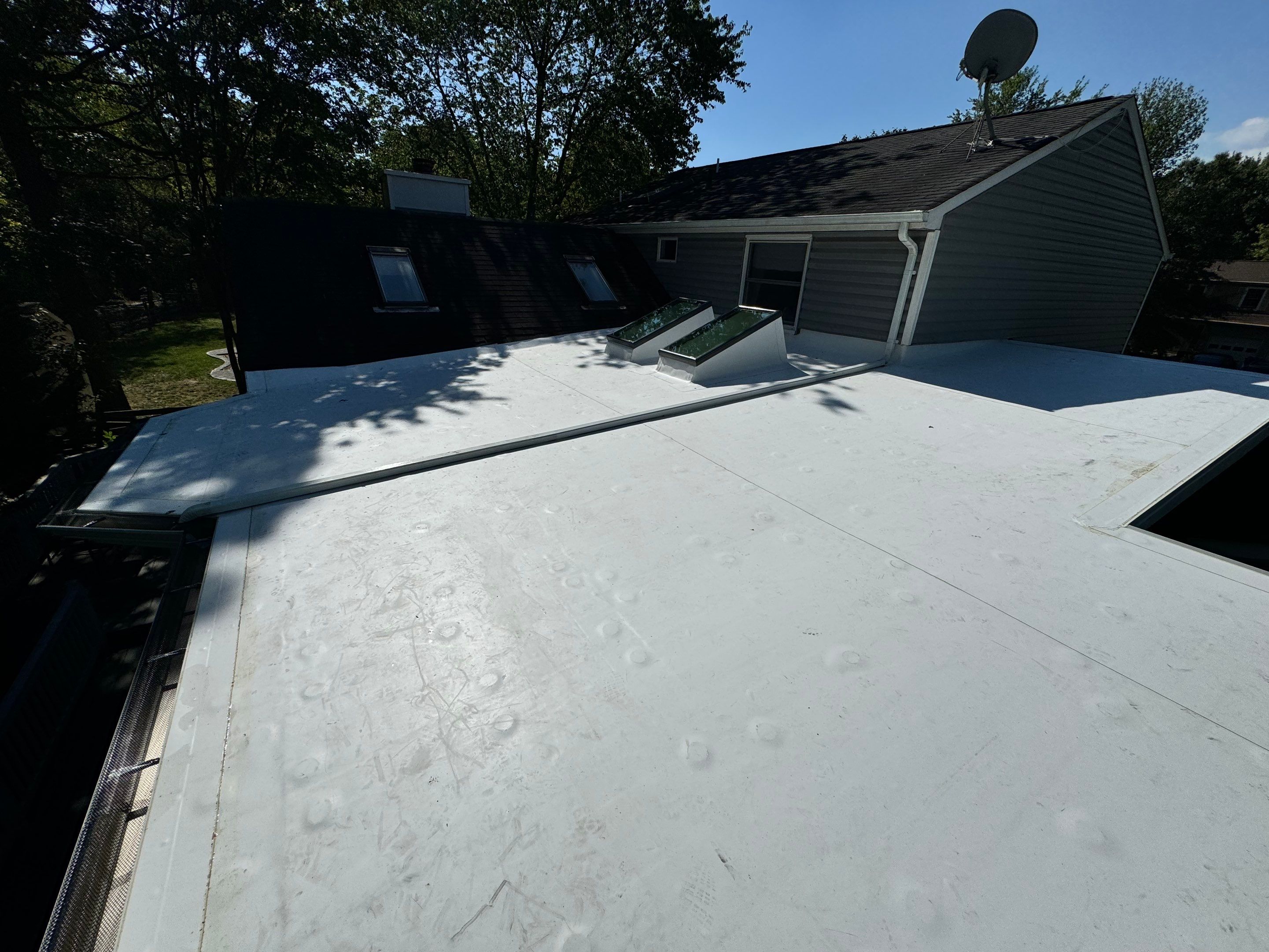 Alexandria: Residential Flat Roof Replacement with MuleHide TPO by RM Banning, Inc.