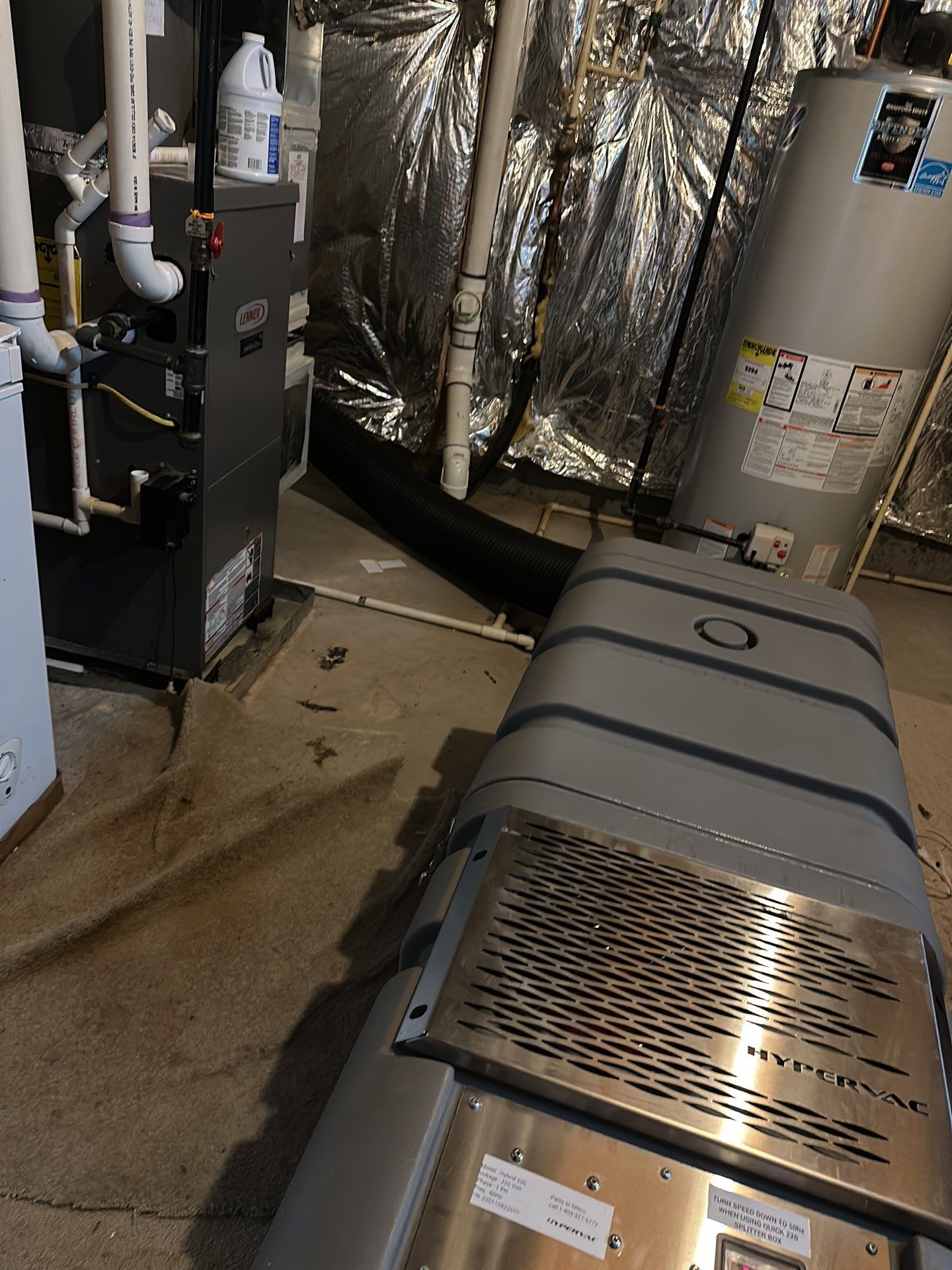 Air duct cleaning using Hypervac by Pronto Air Duct Cleaning
