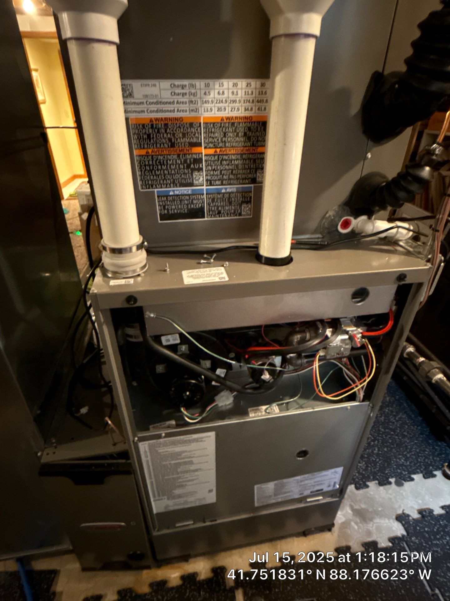 Lennox SLP99V Furnace, SL22KLV Heat Pump & Aeroseal Duct Sealing – Naperville, IL by GSHA Services LTD