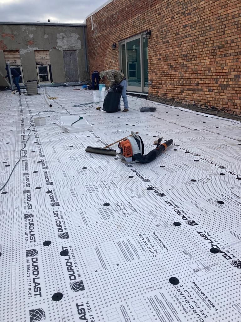 Roof Recover on a downtown building in Lake City  by Grell Roofing, LLC