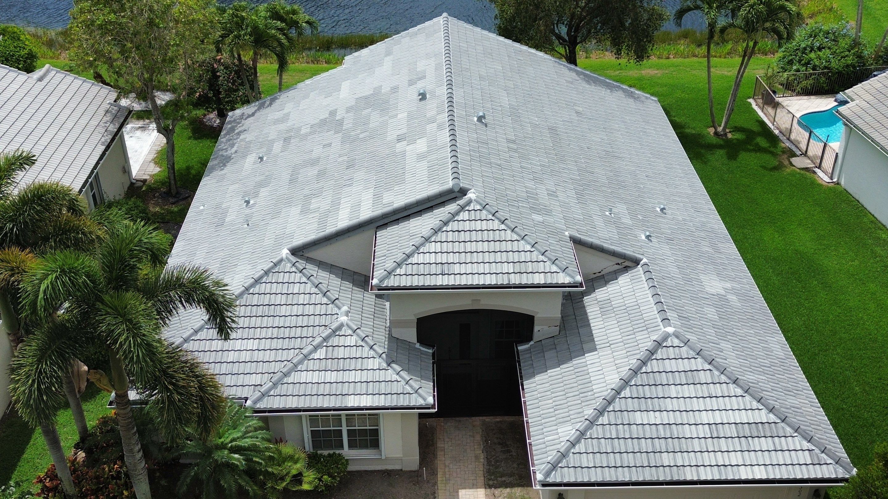 New Tile Roof in Valencia Isles Boynton Beach by Hercules Roofing