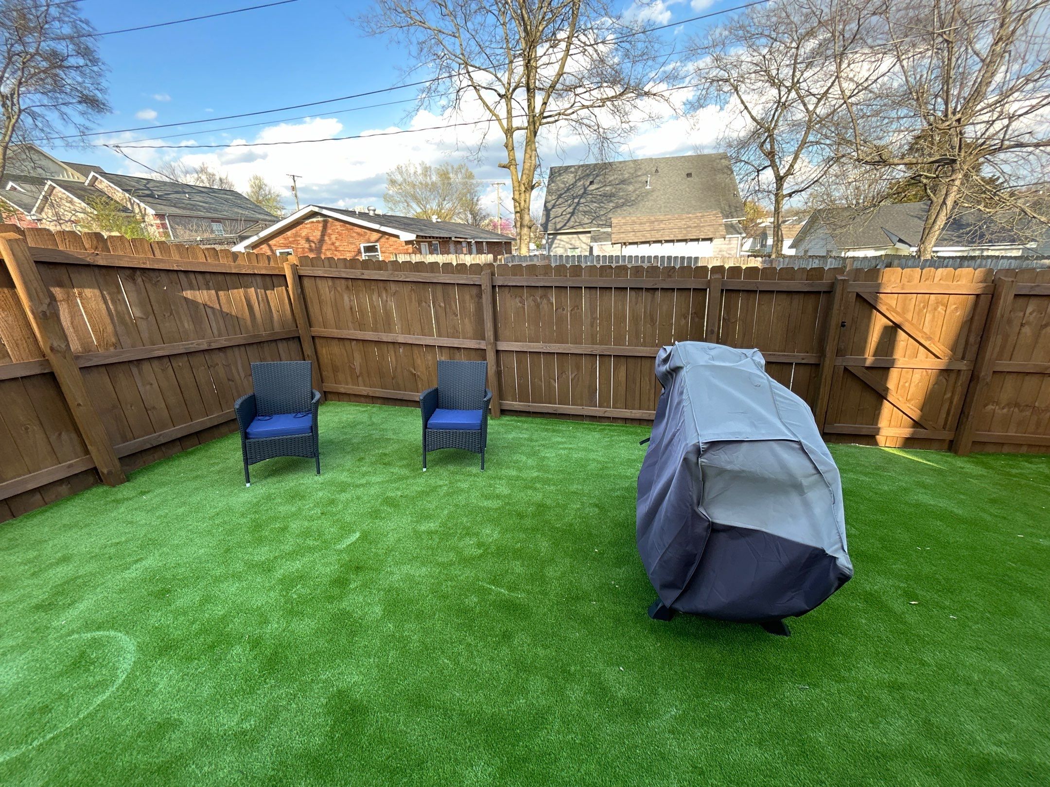 Deck and Fence Staining  using Wood Defender Coffee Brown  by Nashville House Painters 