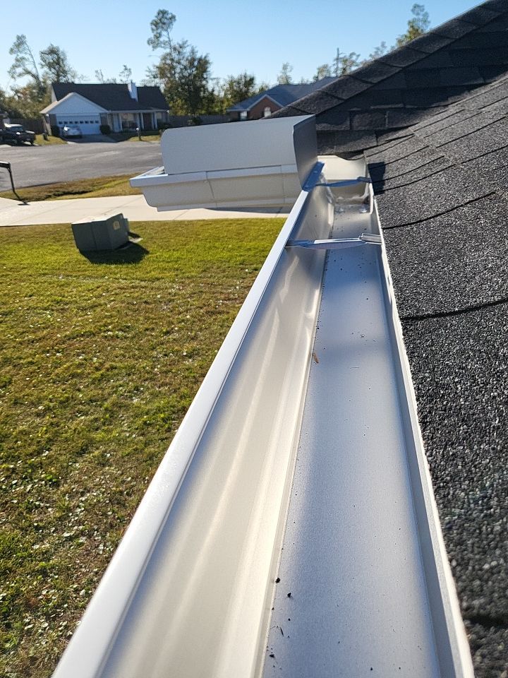 Gutter Installation using K-Style Seamless Gutters by Gutter Professors