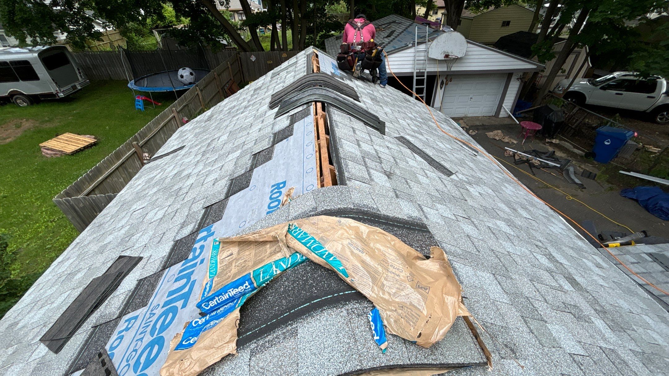 Roof Replacement using CertainTeed Landmark by 180 Contractors