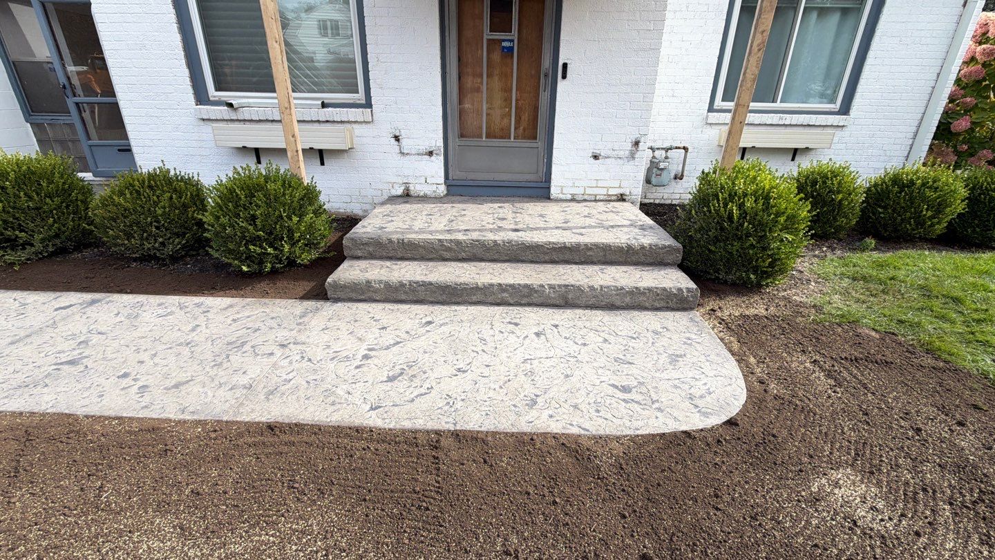 Oxford Slate Stoop and Walkway by NG Masonry & Construction LLC