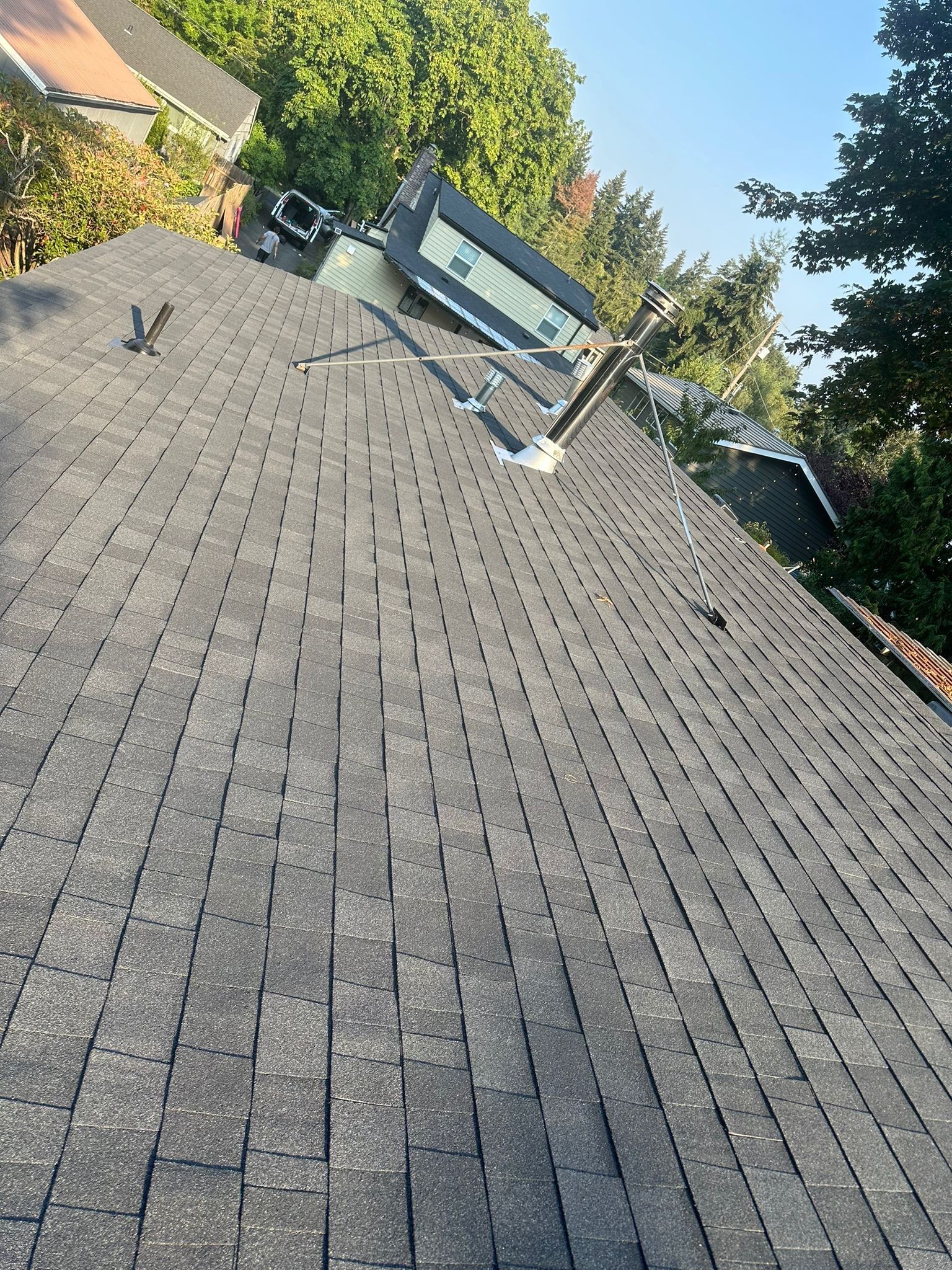 Residential Roofing Installation using GAF UHDZ Shingles by Roofing Formula LLC