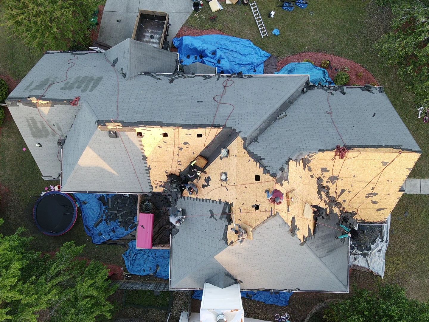 Residential Roofing Installation using Owens Corning by Inspector Roofing and Restoration