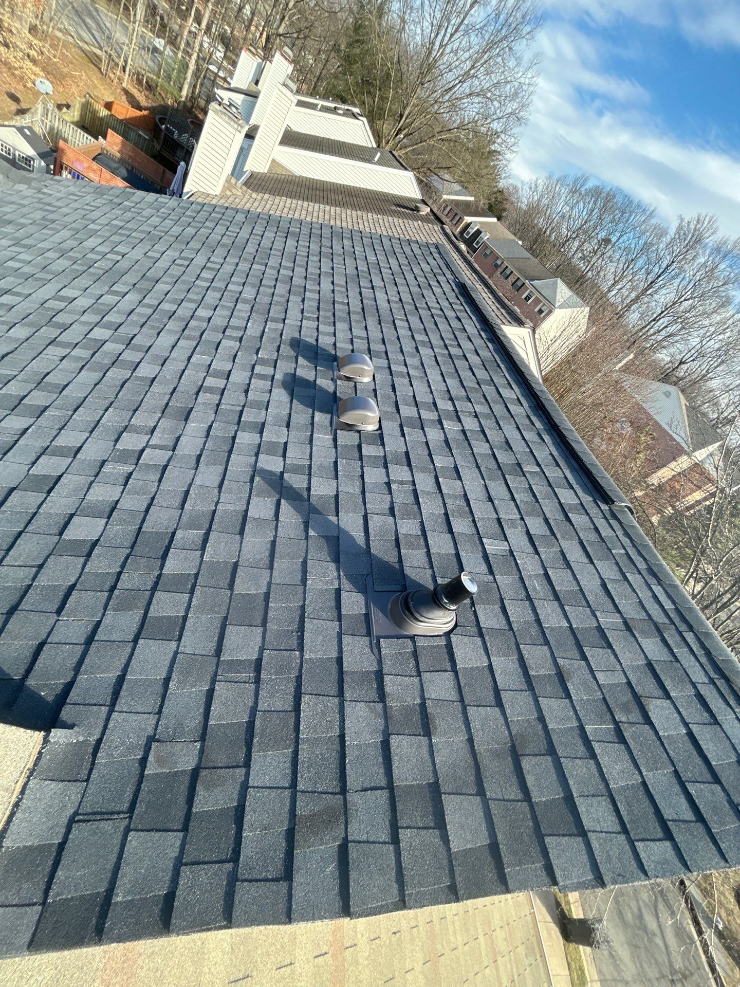 Burke: Residential Roof Replacement with CertainTeed Landmark Pro in Max Def Moire Black by RM Banning, Inc.