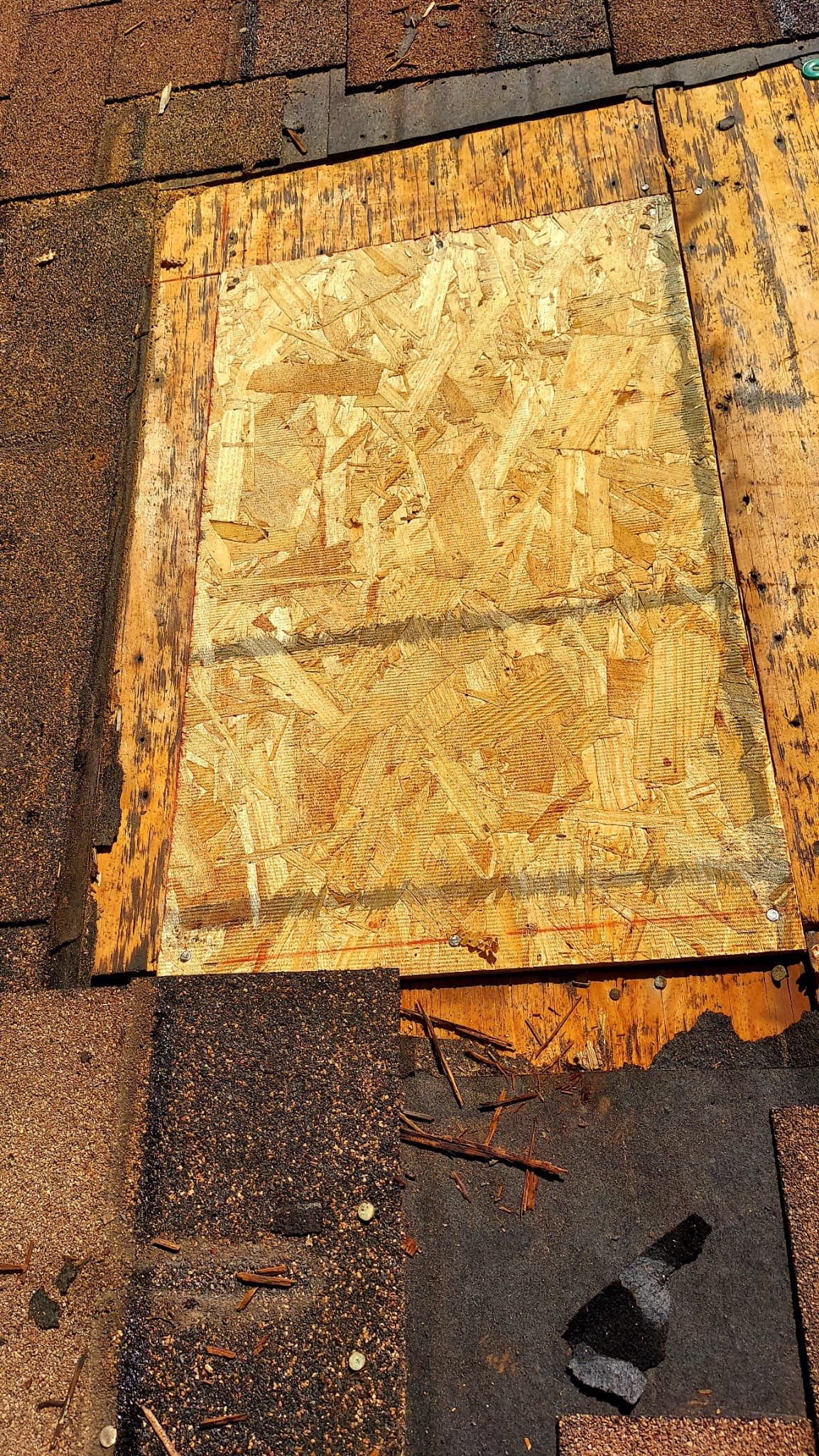 Hail Damage using Owen's Corning Duration (Lifetime) Shingles by Roof Repair Company