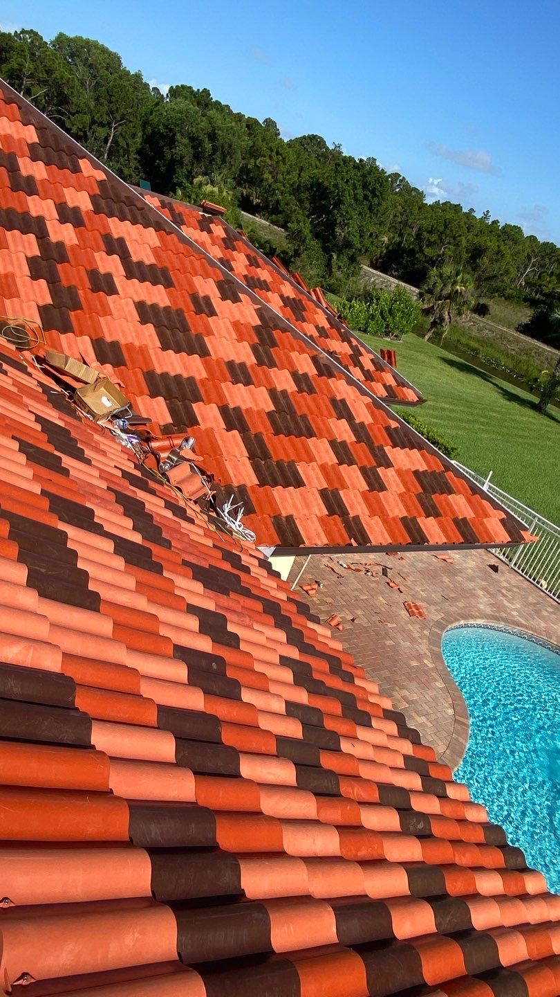 Residential Roofing Installation using Brava Spanish Tile in West Palm Beach by International Roofing