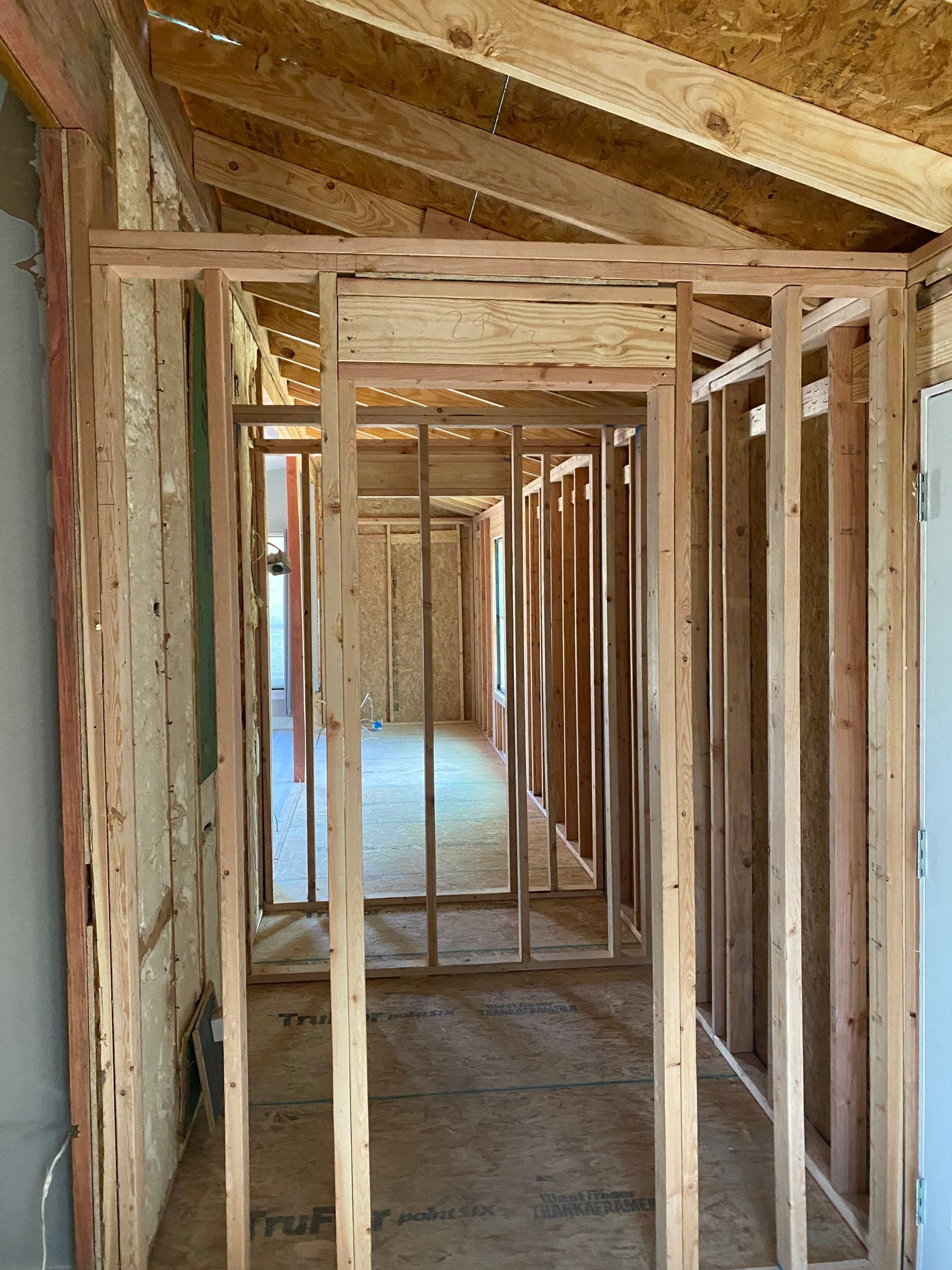 Spray Foam on this tiny house addition  by Apex Insulation Solutions