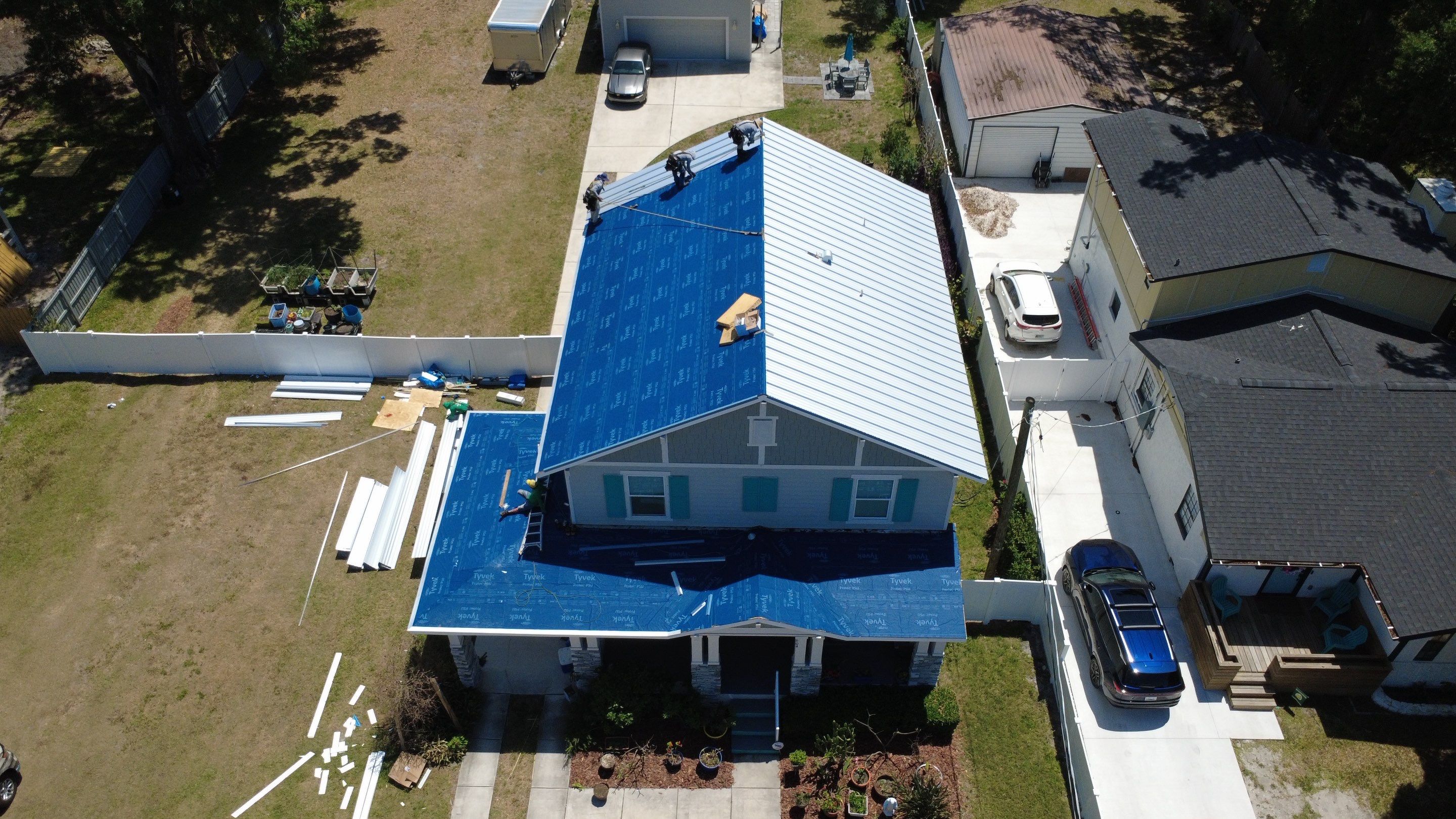 Standing Seam Metal Roof Replacement for Tampa Residence by Steadfast Roofing