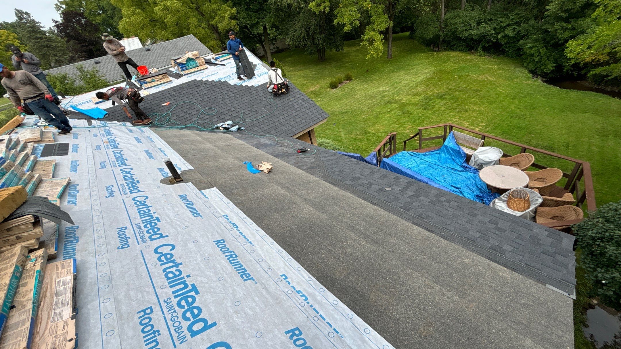 Roof Replacement using CertainTeed Landmark by 180 Contractors