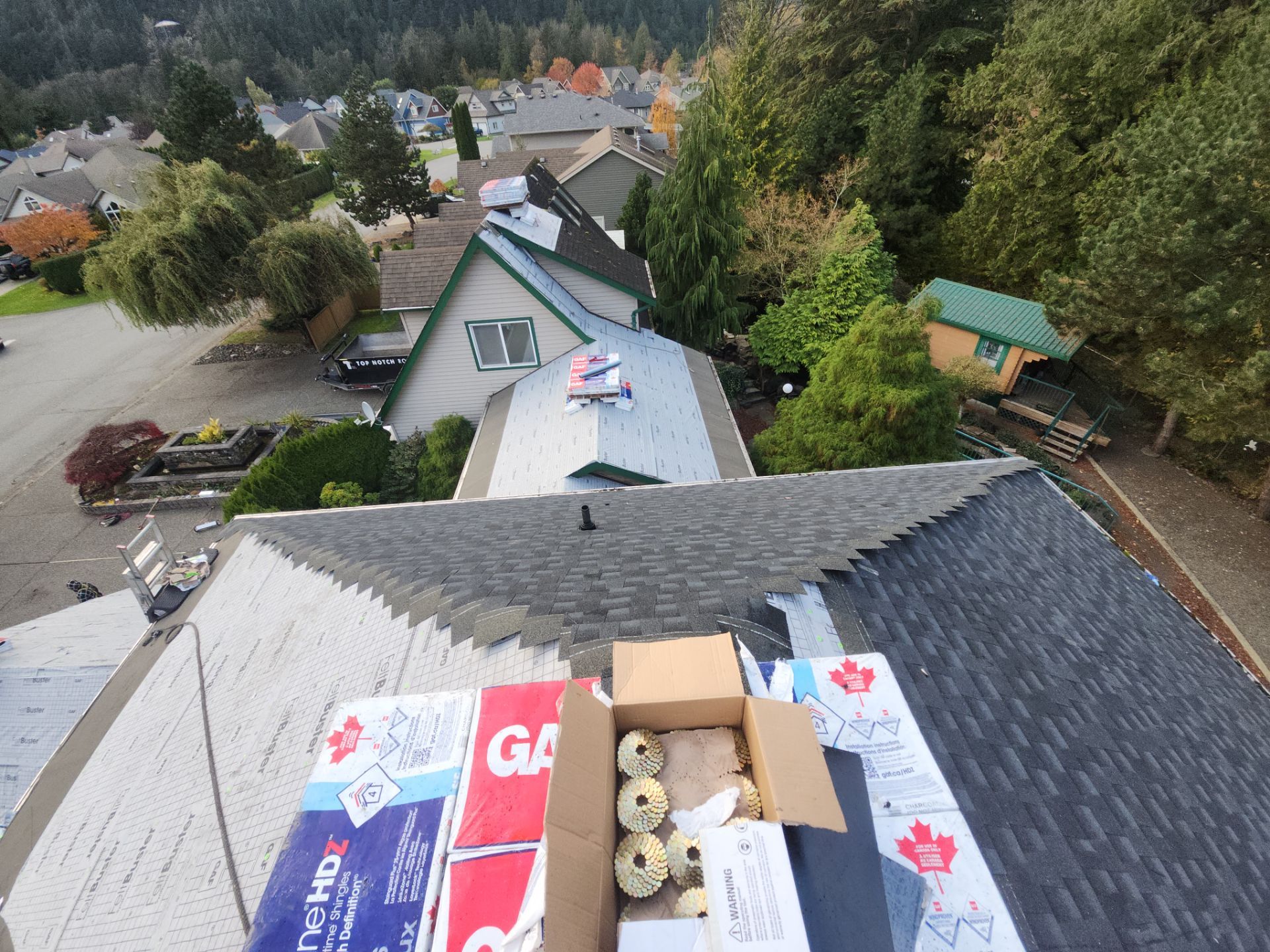 Residential Re-Roof using GAF Silver Pledge by Top Notch Roofing Inc