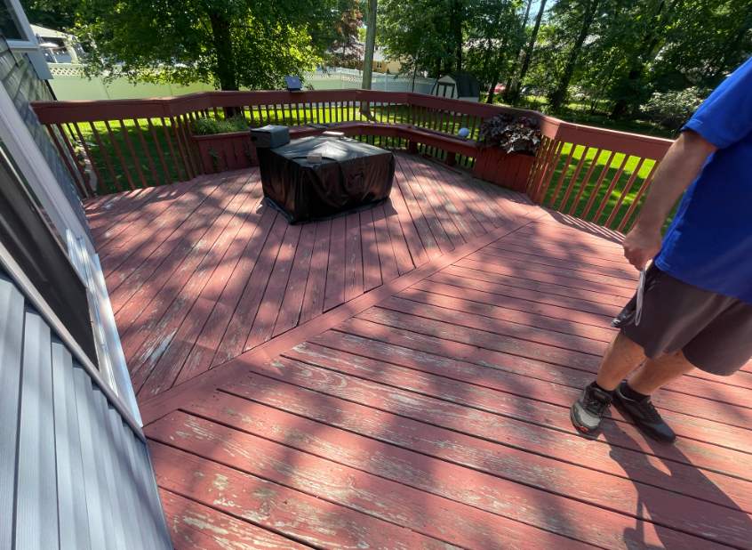 New deck in Morris Plains, New Jersey by deck guardian