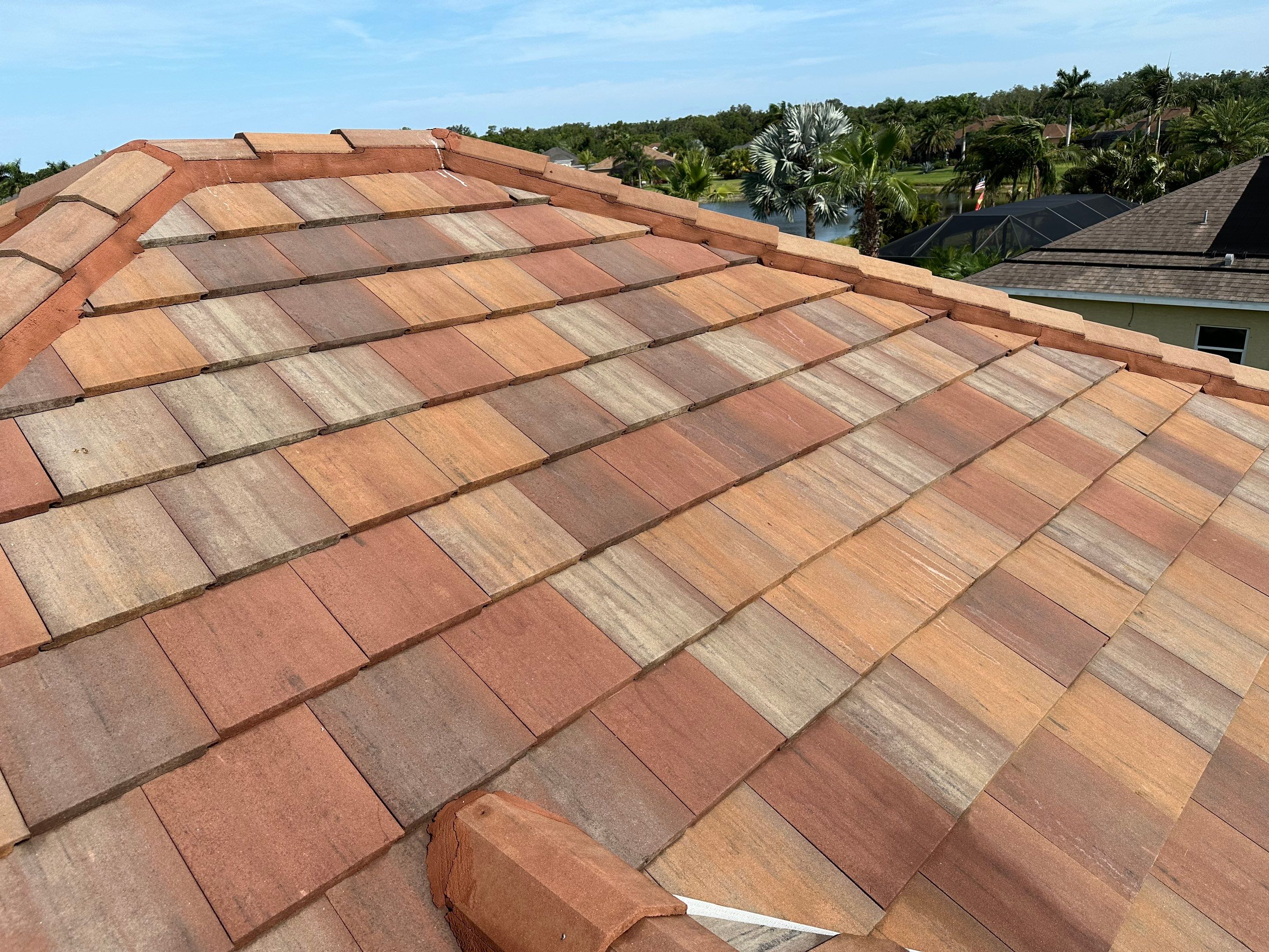🏡 Tile Roof Cleaning – Gamble Creek Estates, Parrish, FL by Sunshine AquaWash