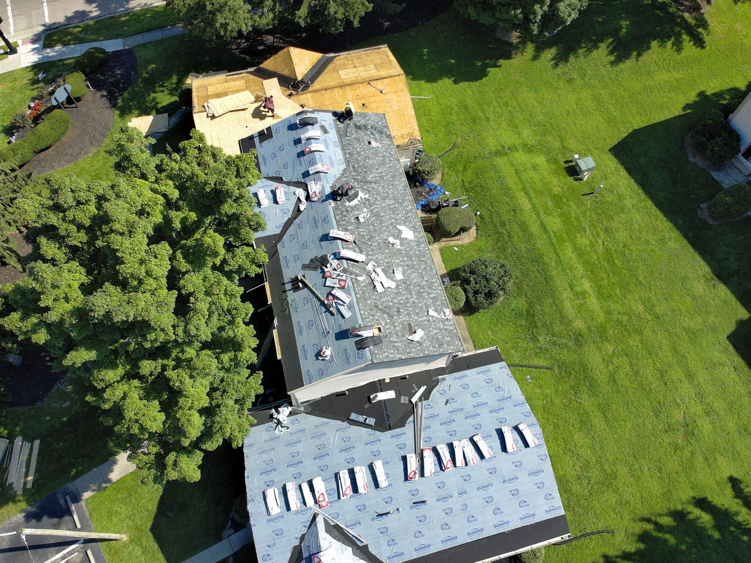 Multi-Family Roof Replacement and Decking Repair in Dayton by Level Up Roofing and Restoration Services LLC