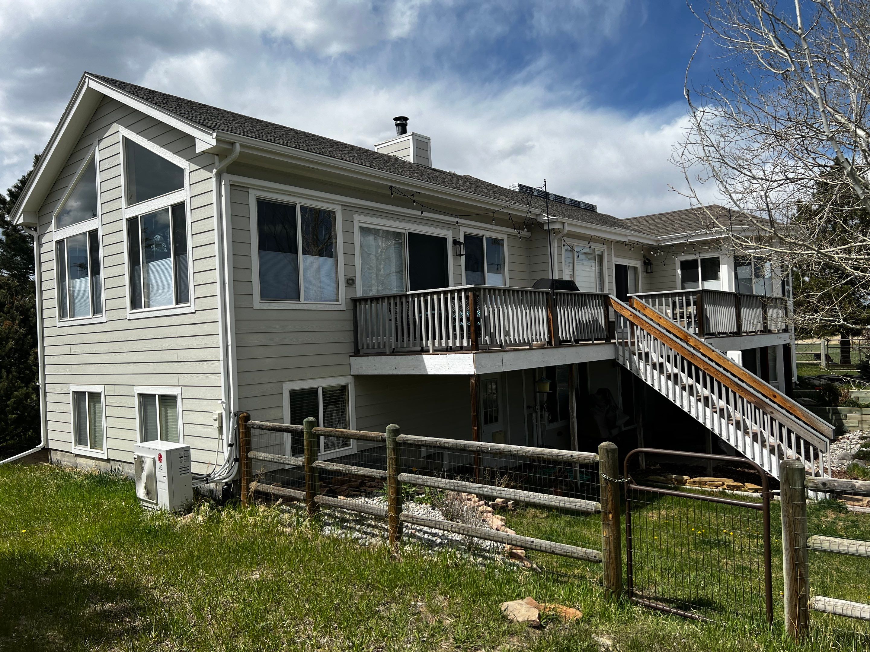 Residential Roofing Installation using Atlas Pinnacle Impact Weathered Wood by Blue Peaks Roofing LLC 